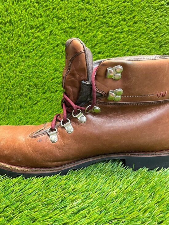Wolverine Mens Size 12 Brown Classic Outdoor Working Leather Lace Up Boots